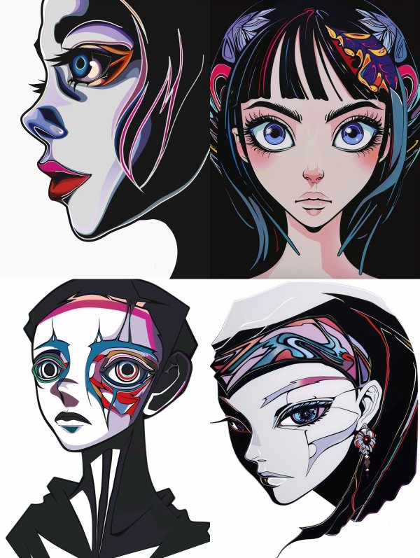 Futuristic Cybernetic Portraits