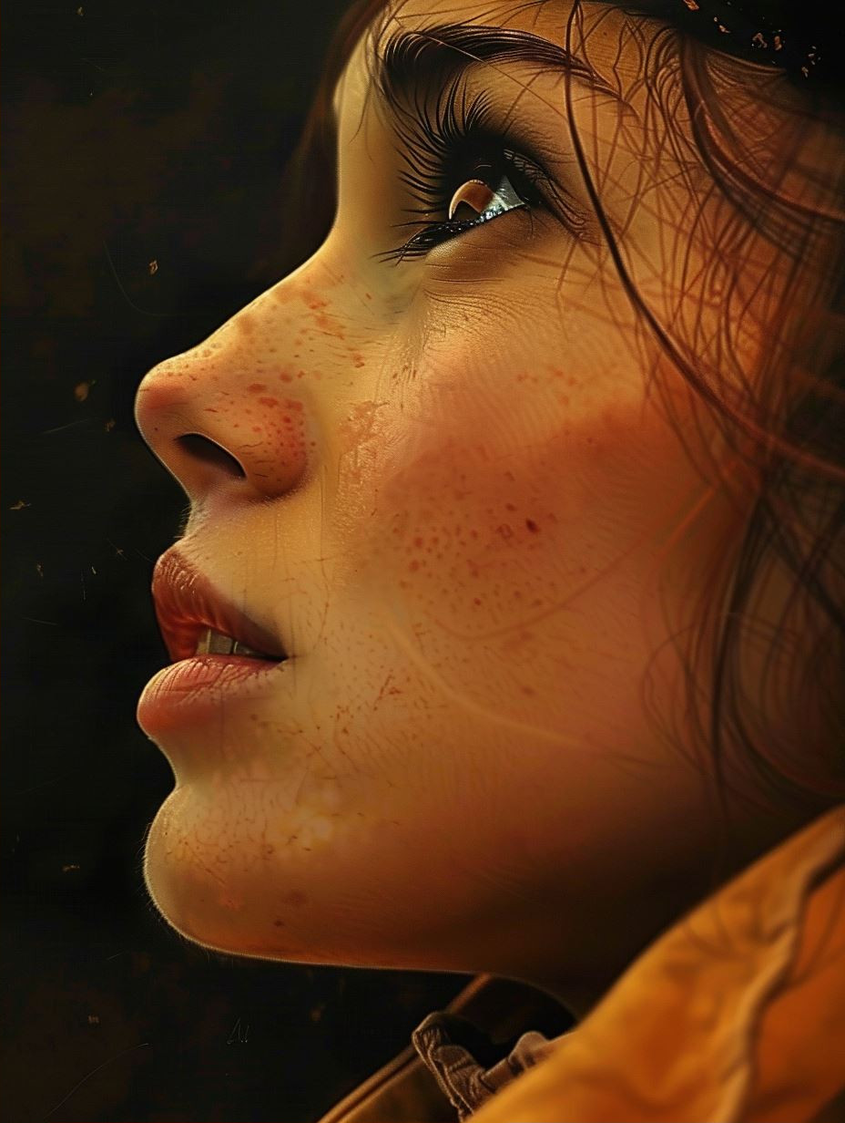 Fractured Golden Porcelain Beauty - Image 2