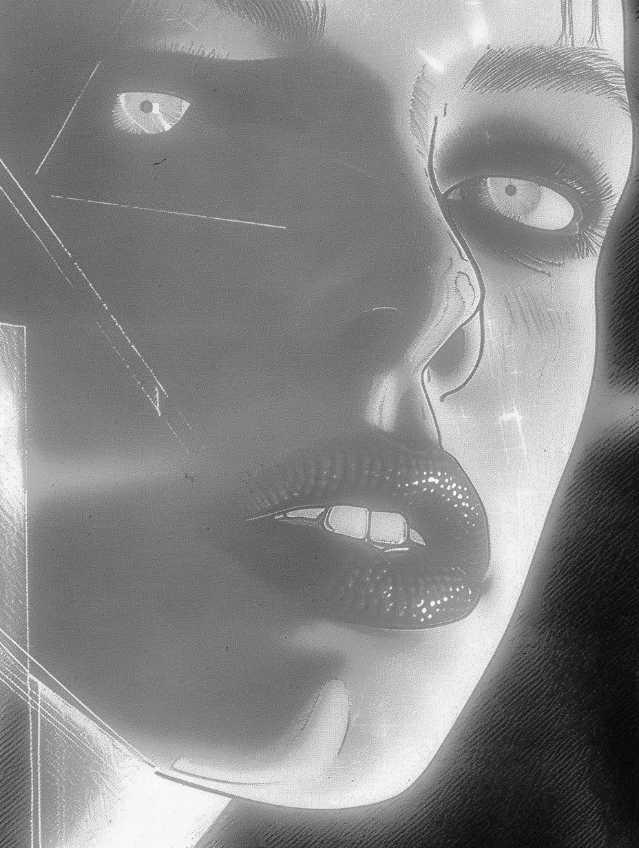 Ethereal Monochrome Digital Portraits - Image 1