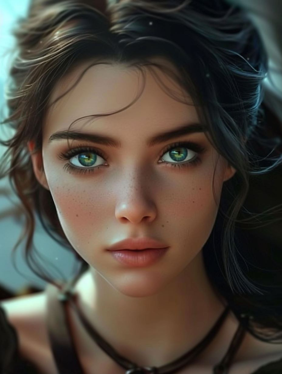 Ethereal Portraits of Mystical Maidens - Image 1