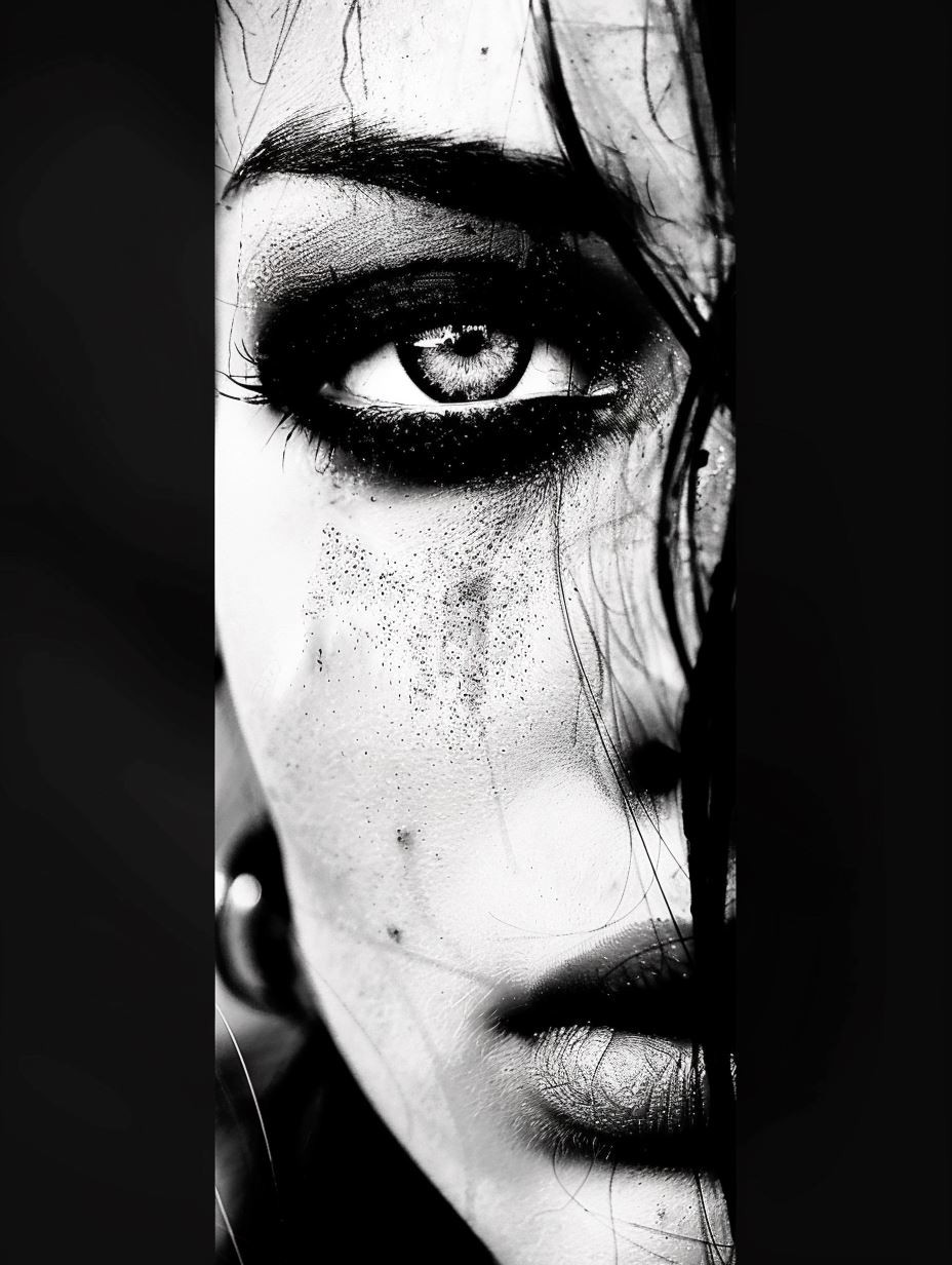 Dark Gothic Ink Portraiture - Image 2