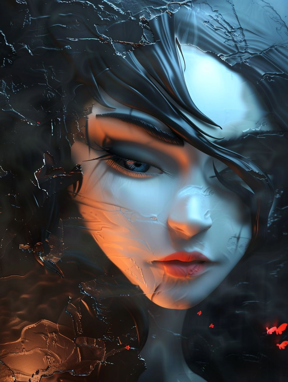 Ethereal Gaze in Stardust - Image 2