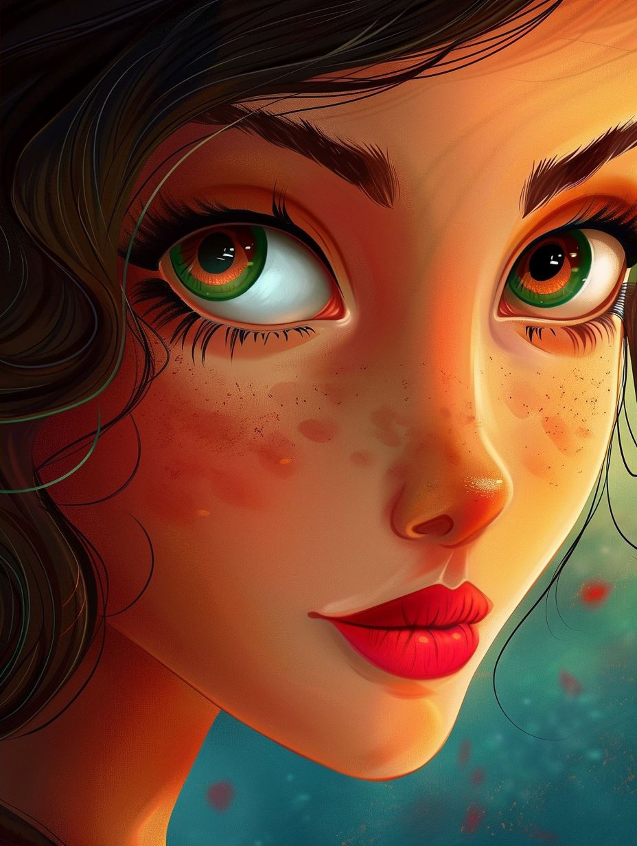 Ethereal Gaze of Autumnal Dreams - Image 2