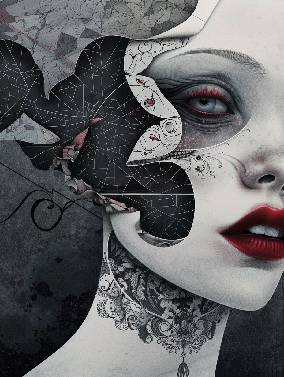 Ethereal Gothic Surrealist Portraits - Image 2