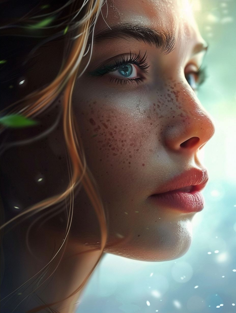 Ethereal Red-Haired Fantasy Portraits - Image 2