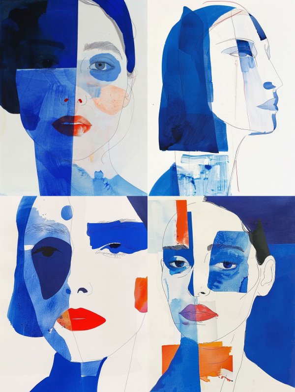 Fragments of a Blue Muse