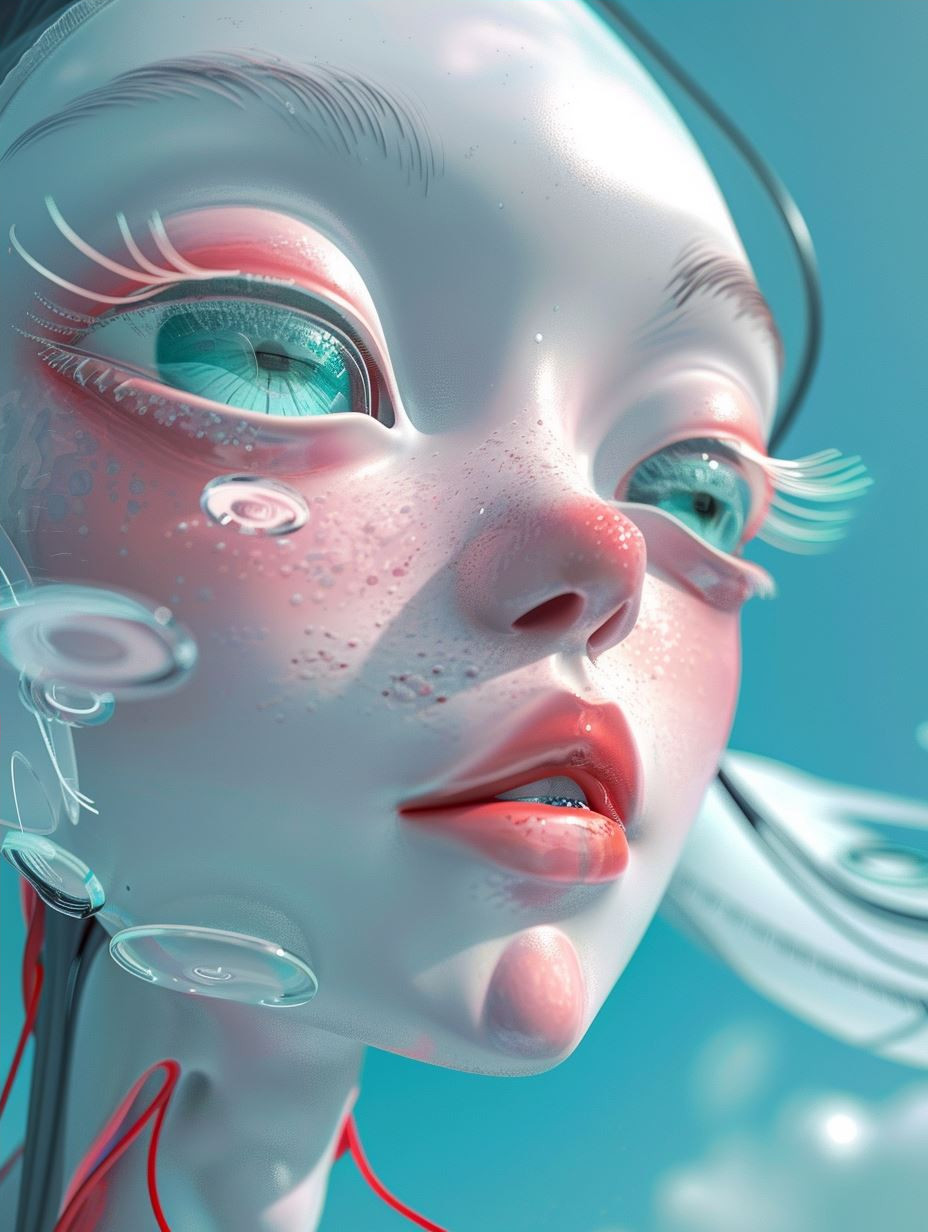 Ethereal Porcelain Digital Soul - Image 4