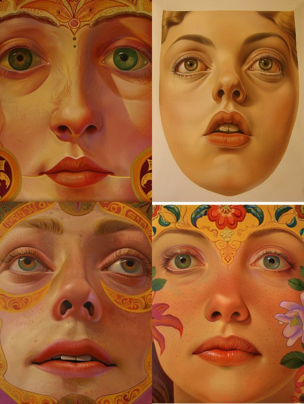 Golden Ethereal Divine Gaze