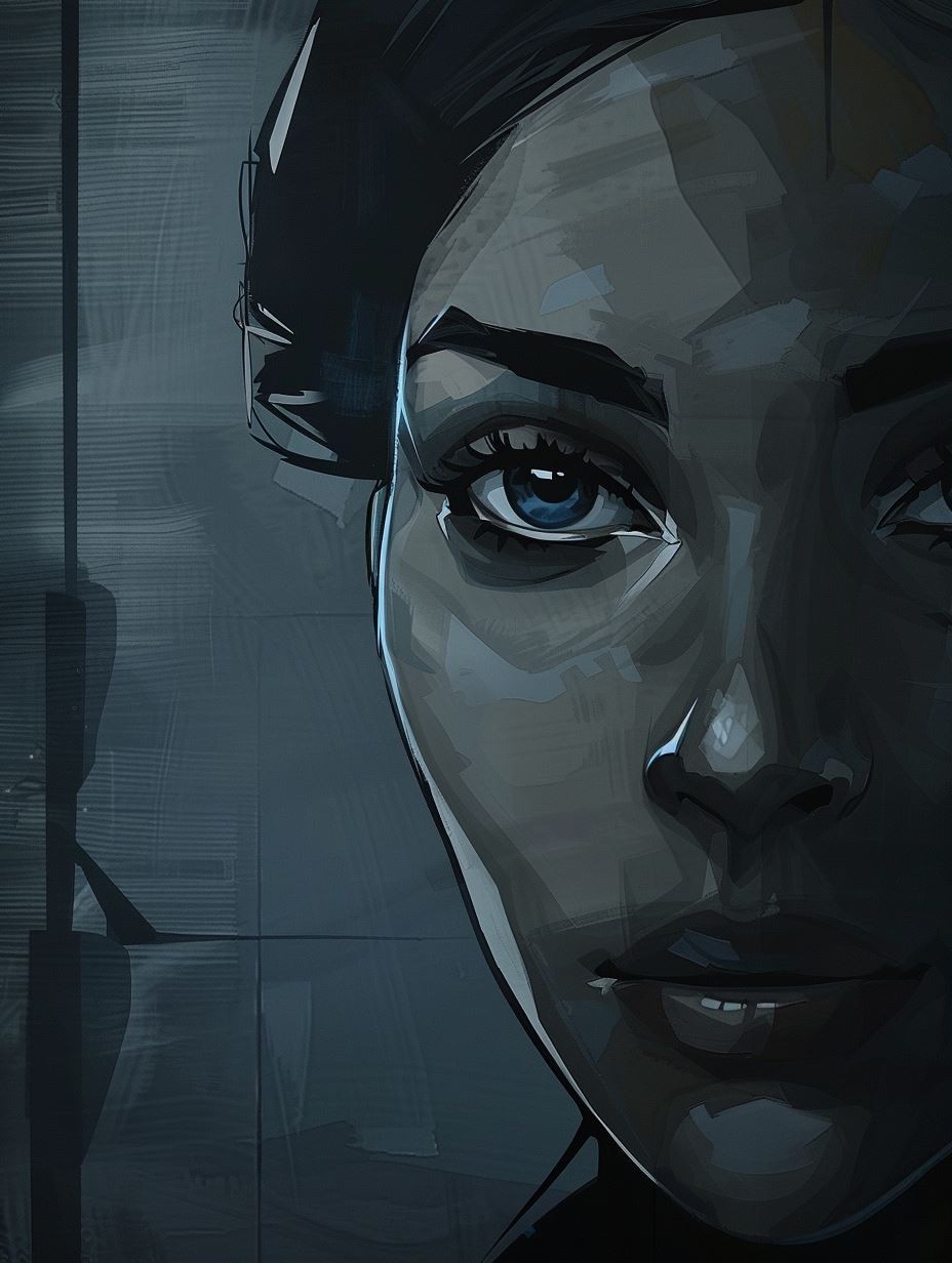 Melancholy Azure Gaze - Image 3