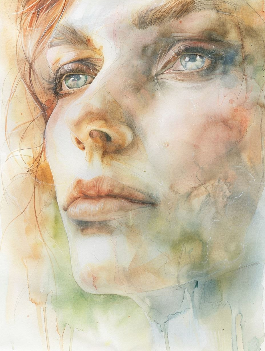 Ethereal Whispers in Watercolor - Image 4