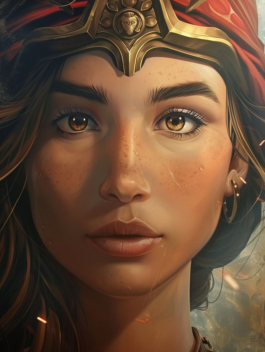 Mystic Desert Warrior Portraits - Image 3