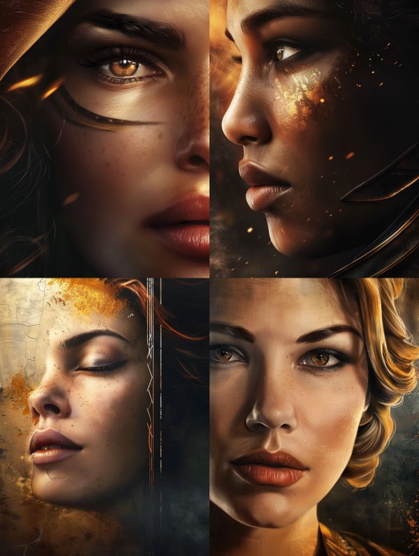 Golden Ember Gaze