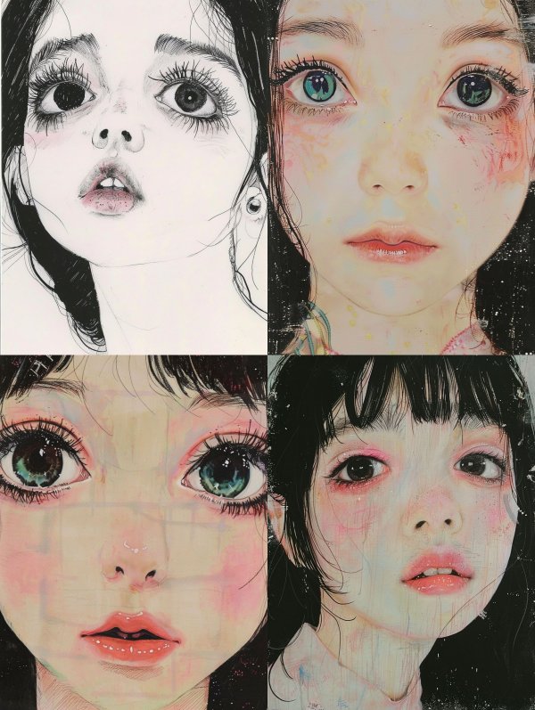 Ethereal Gaze Anime Portraits