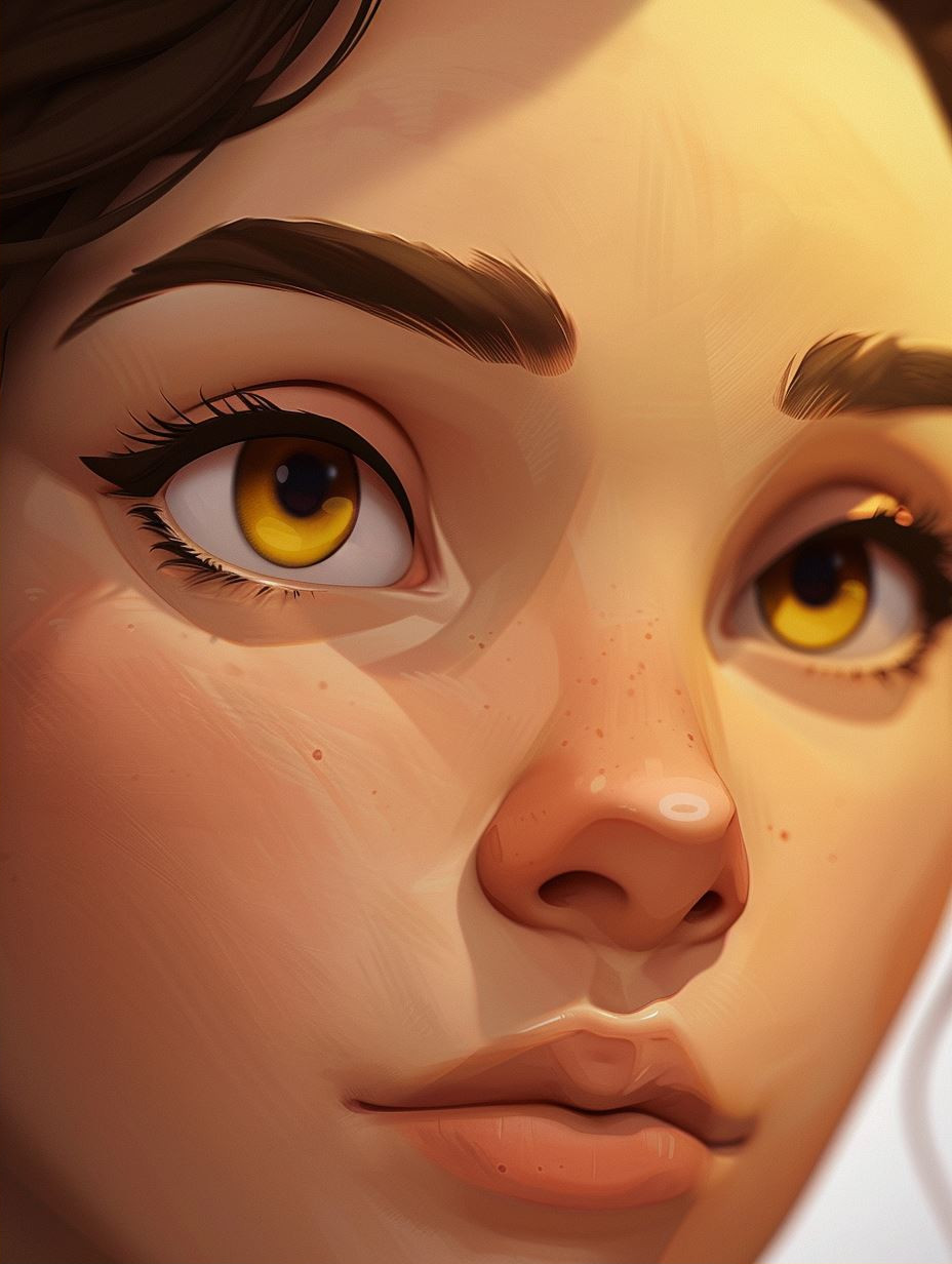 Golden Gaze Digital Portraits - Image 2