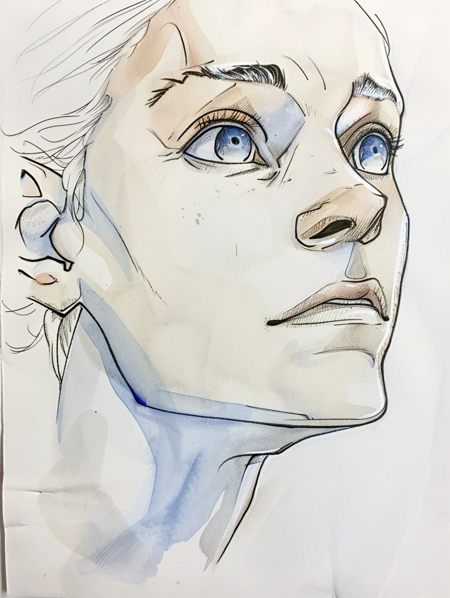 Emotional Echoes in Watercolor - Image 4