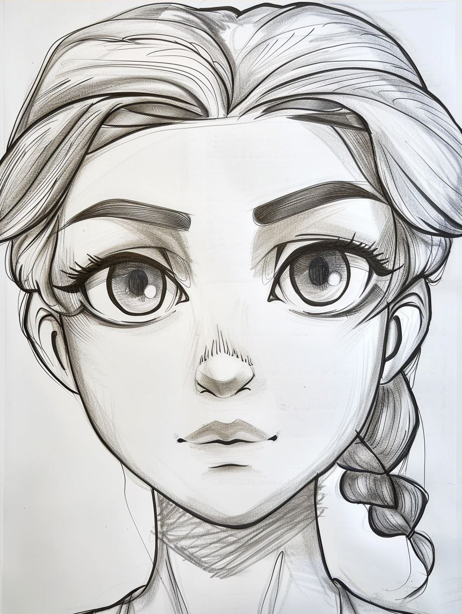 Ethereal Female Portrait Study - Image 3