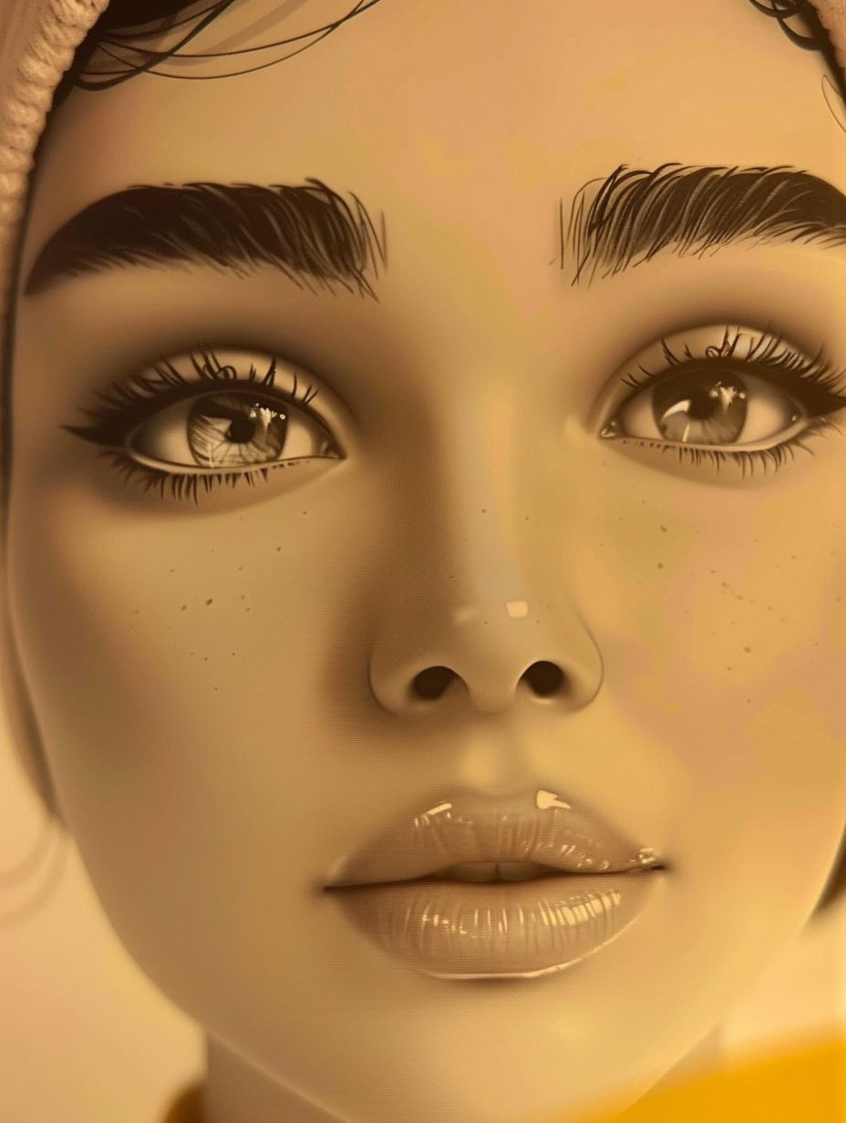 Golden Gaze: Ethereal Beauty Portraits - Image 4