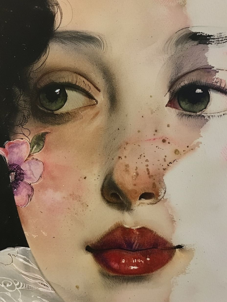 Ethereal Floral Portrait Studies - Image 1