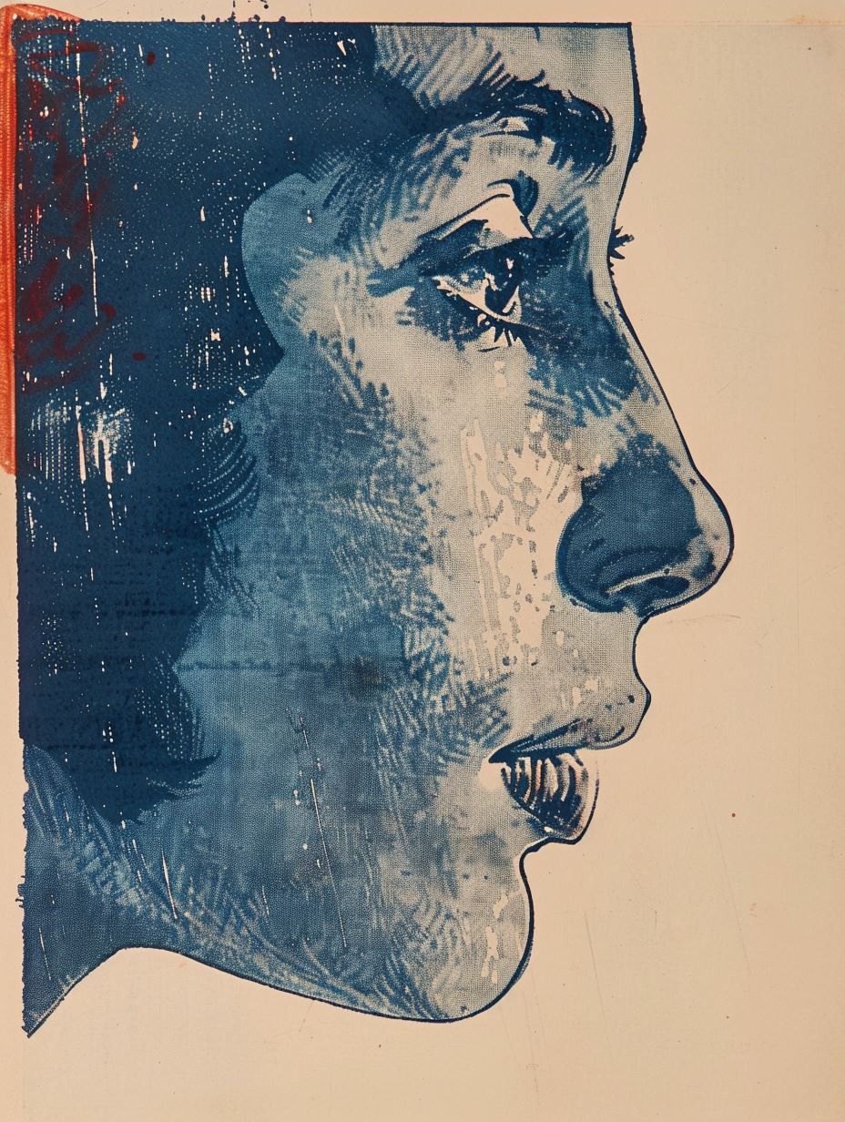 Vintage Grainy Portrait Collage - Image 3