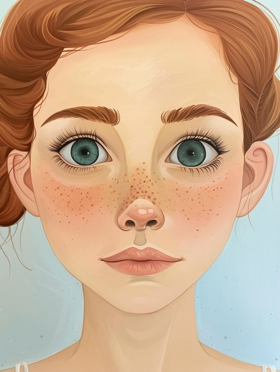 Digital Portraits of Ethereal Young Women - Image 1