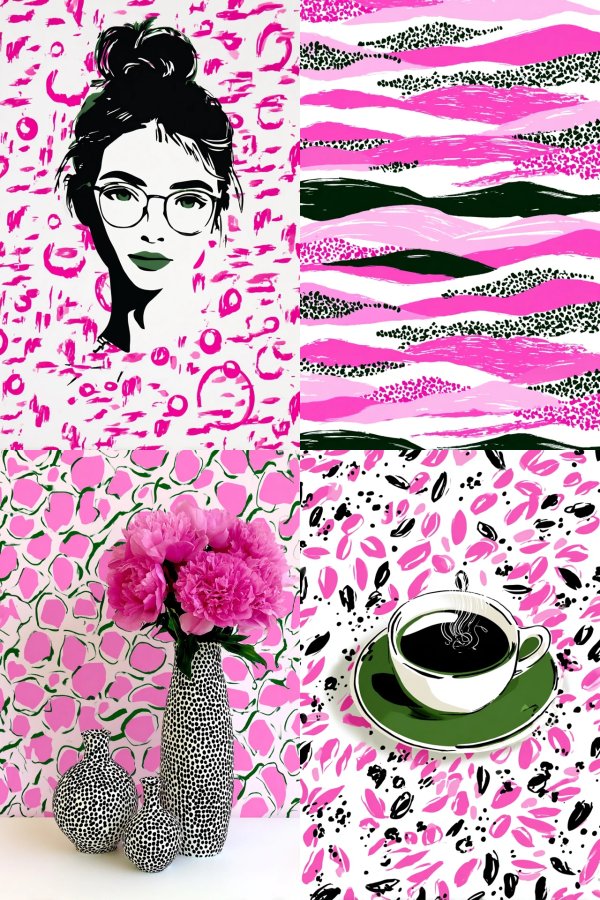Magenta Pop Portrait