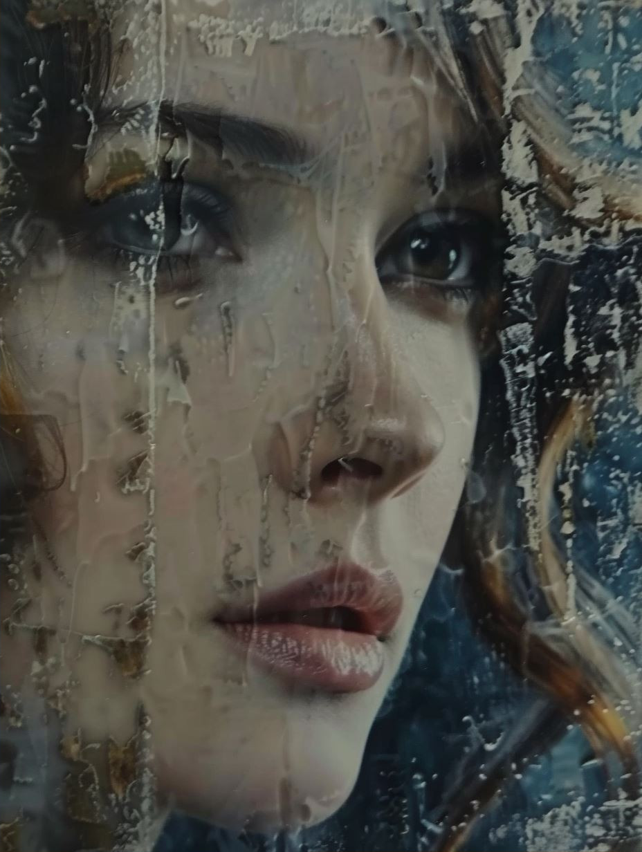 Gilded Ethereal Portrait Study - Image 2
