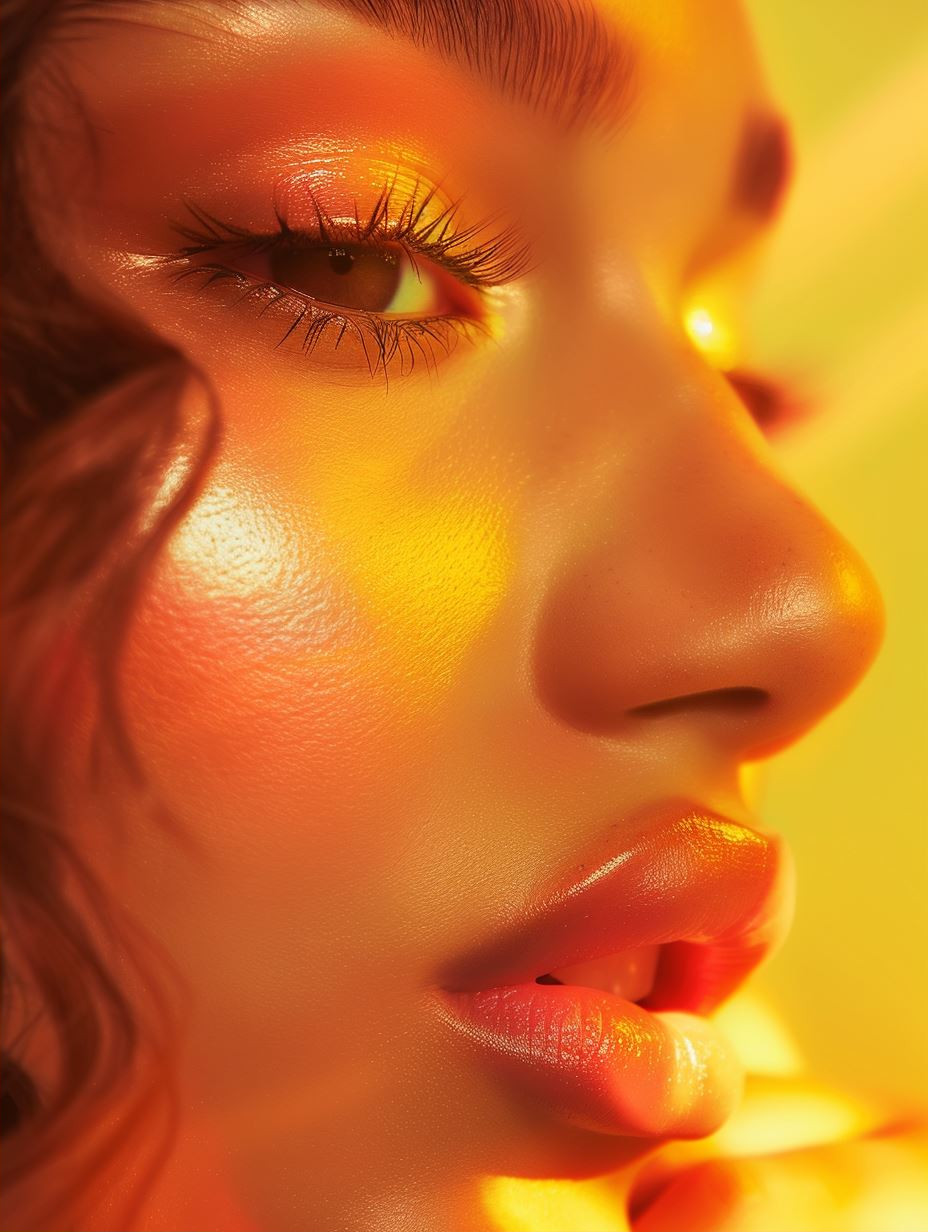 Golden Hour Glow Beauty Collage - Image 2