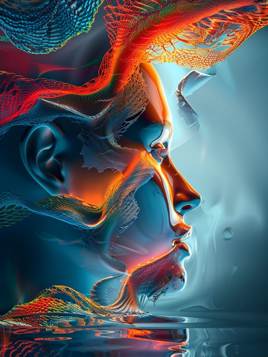 Ethereal Fusion of Fire and Ice - Image 2