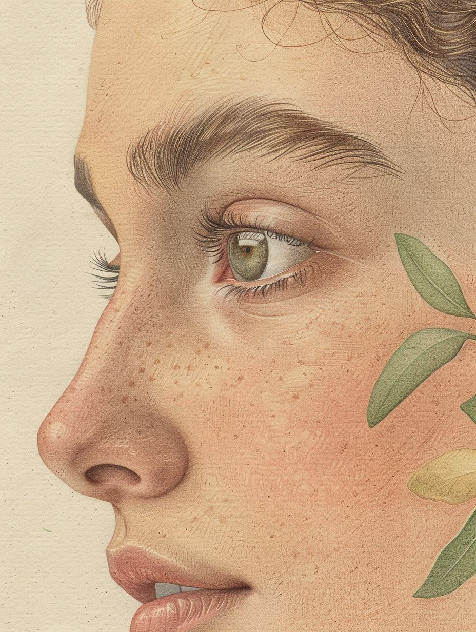 Whispers of Nature: Ethereal Profile Portraits - Image 2