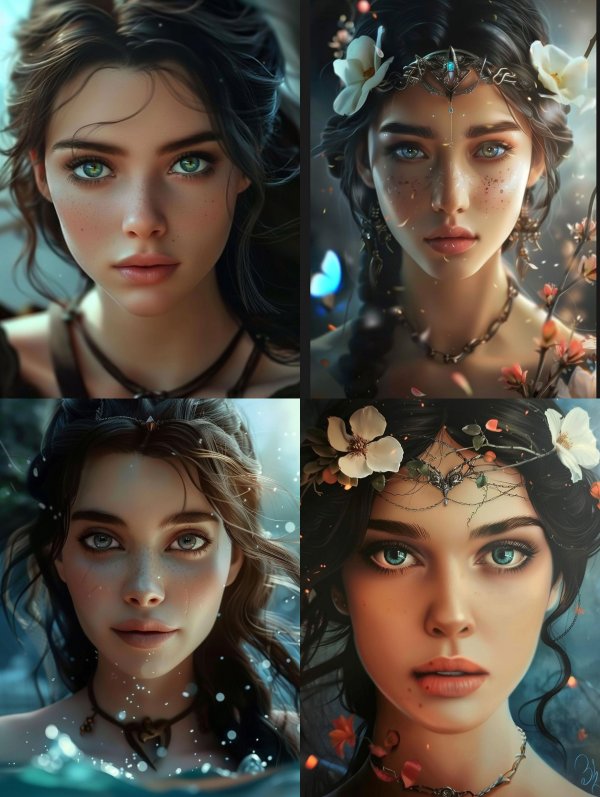 Ethereal Portraits of Mystical Maidens