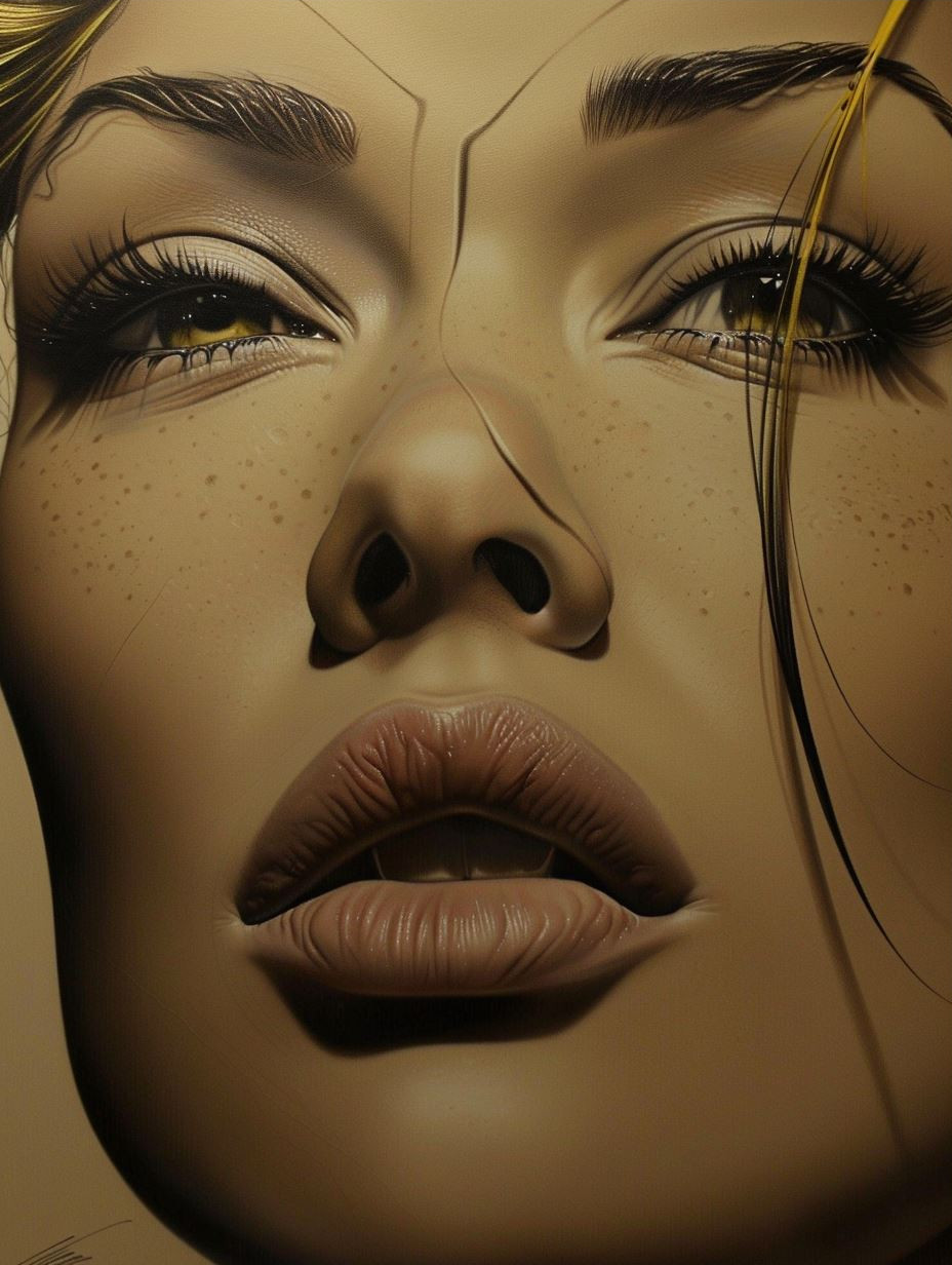 Gilded Fragments of Feminine Beauty - Image 3