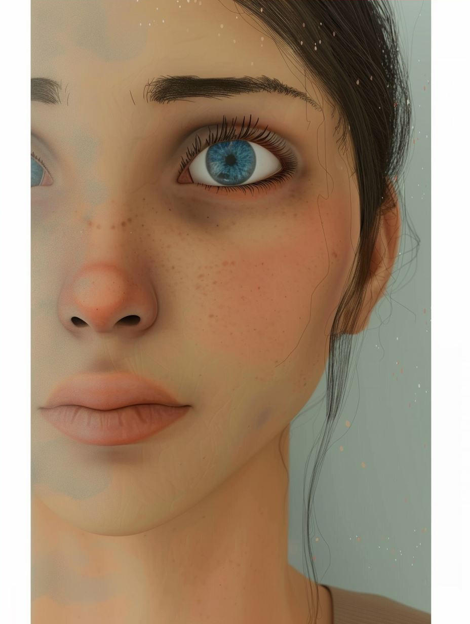 Fragmented Gaze Through Glass - Image 4