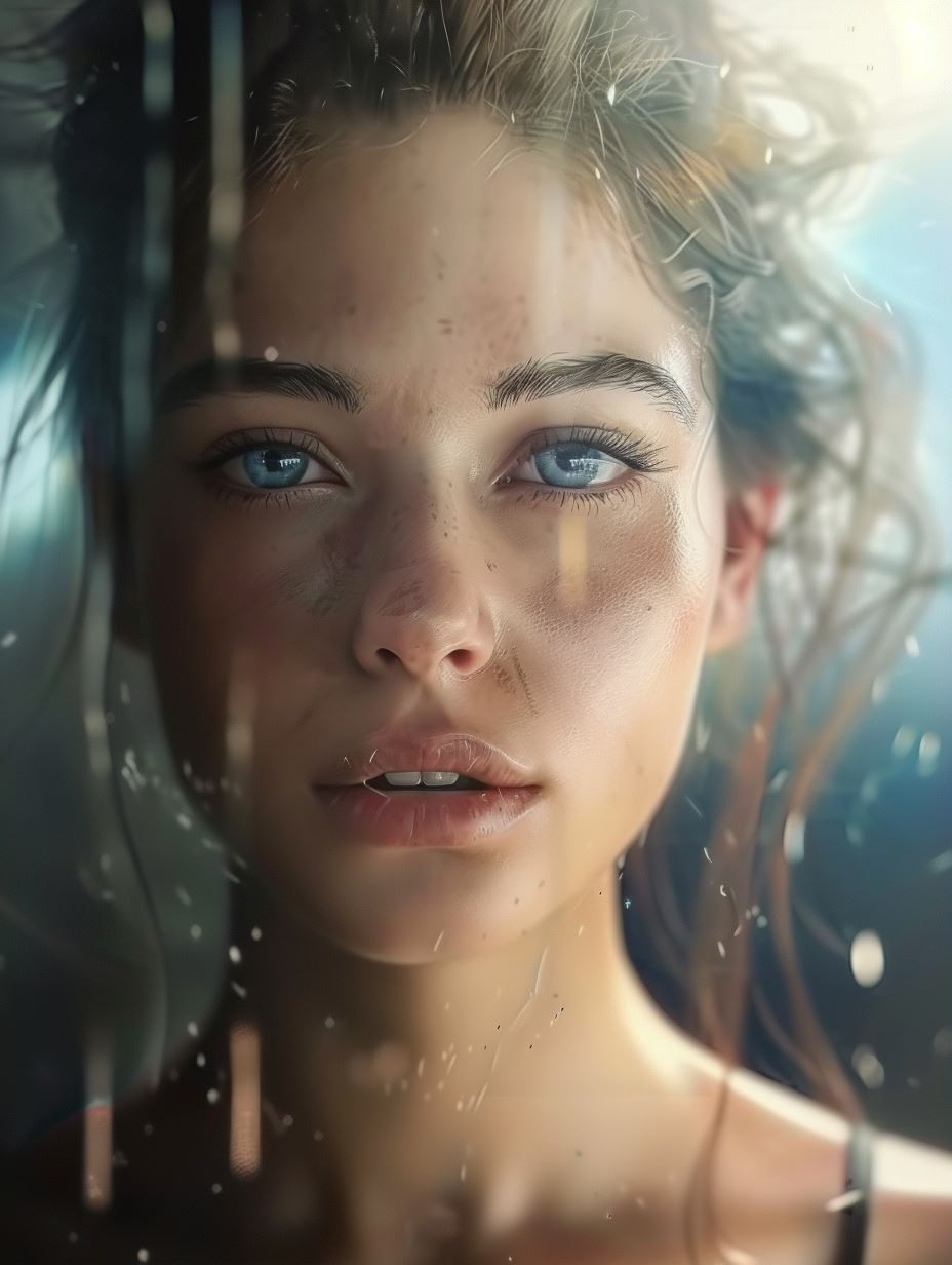 Ethereal Beauty: A Study of Gaze - Image 3