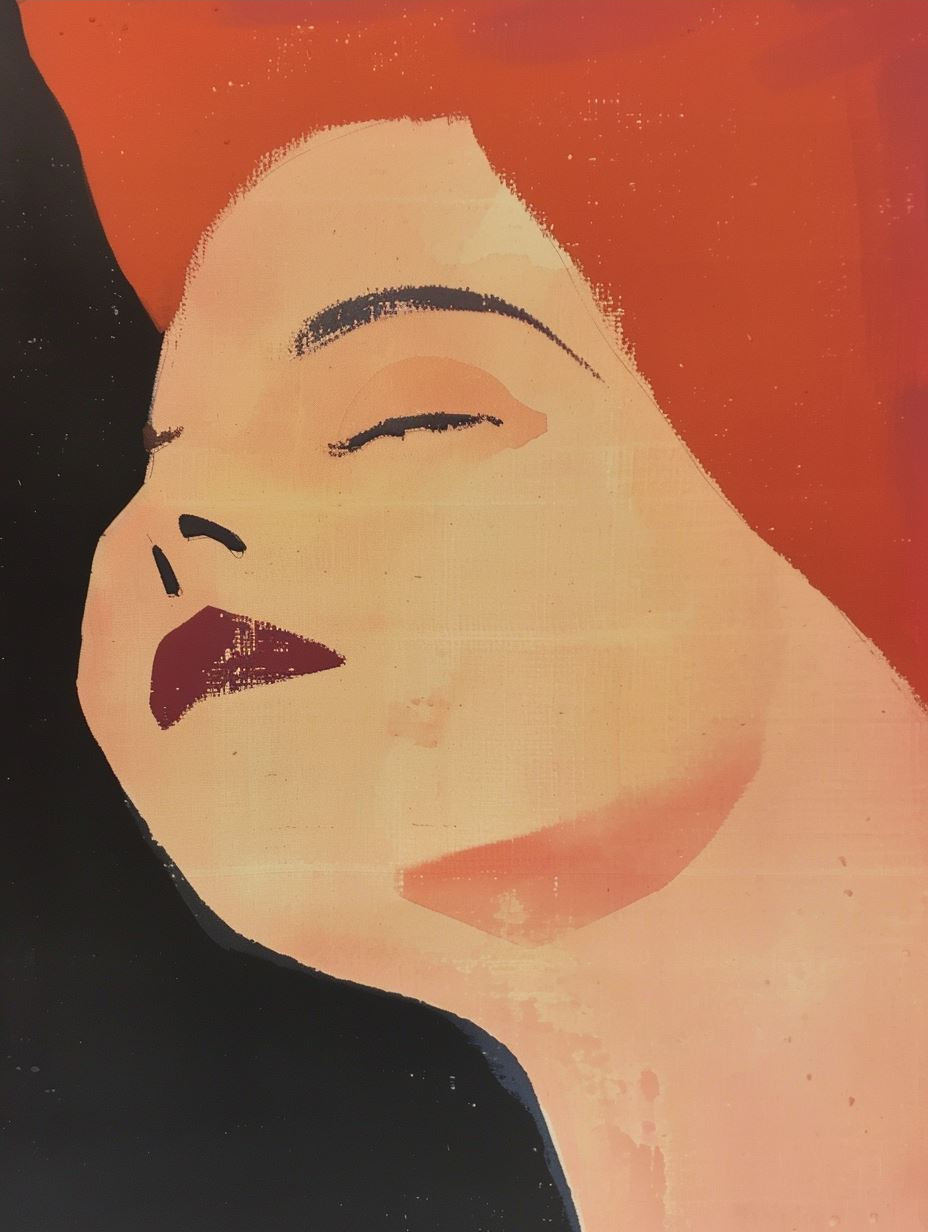 Crimson Shadows Portrait Study - Image 4