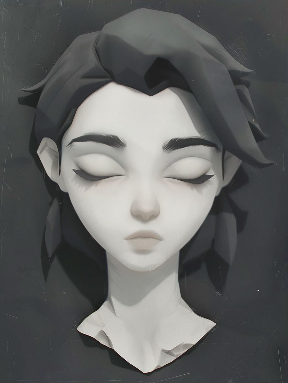 Whispers of the Soul: Digital Portraits - Image 3