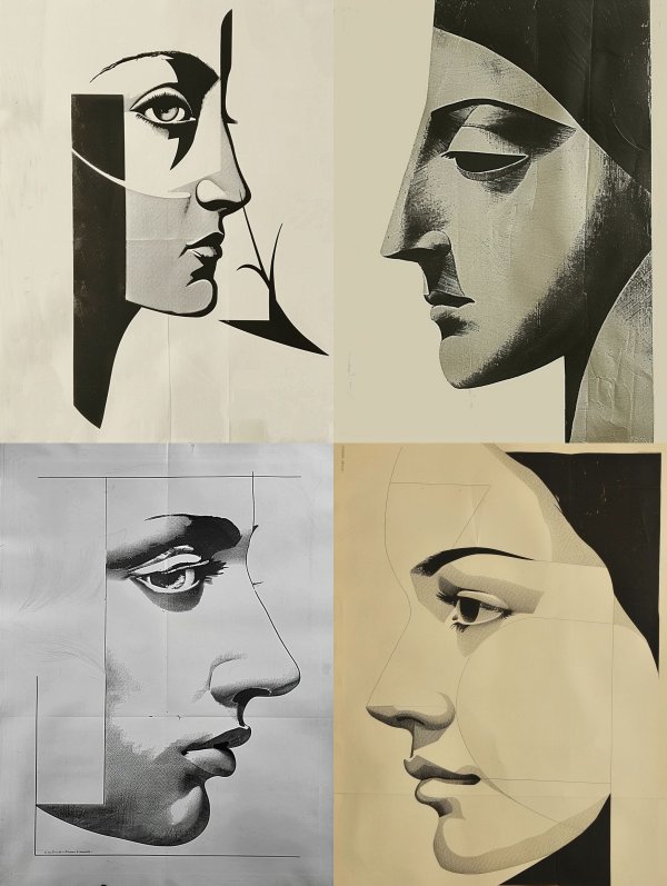 Geometric Visions of the Human Face