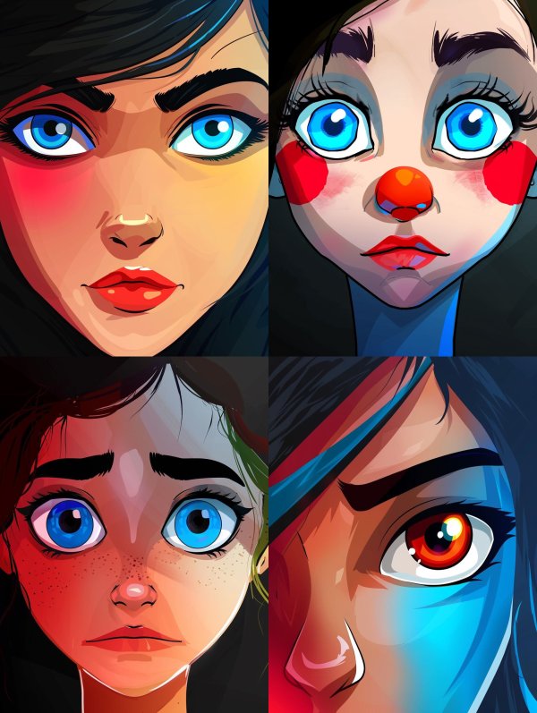 Emotional Portraits in Digital Art