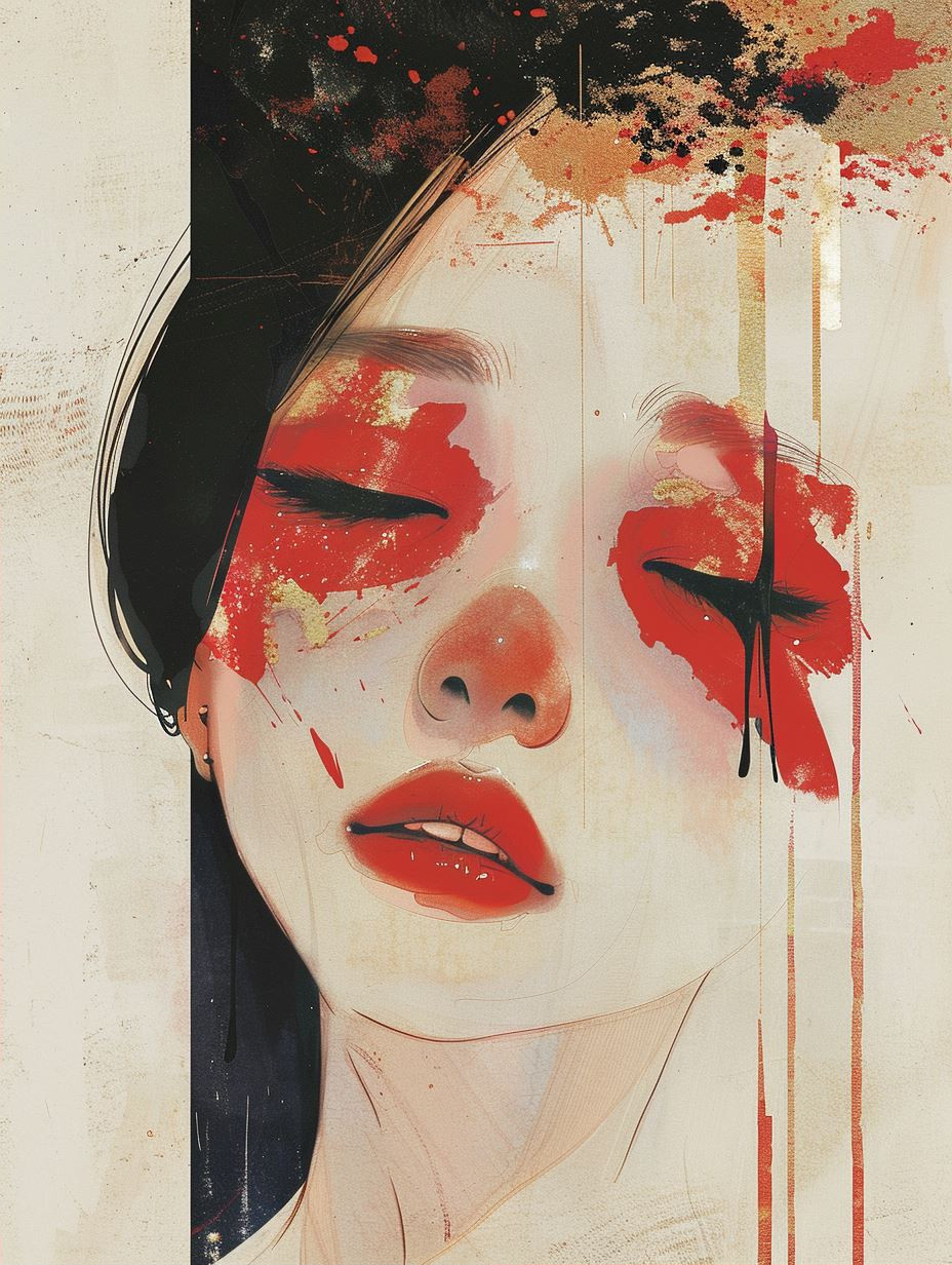 Crimson Ink Muse - Image 2