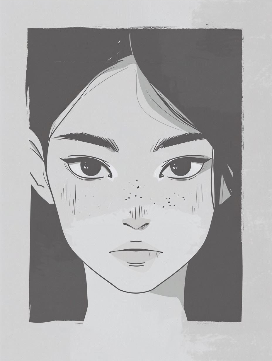 Melancholy Minimalist Portrait Studies - Image 3