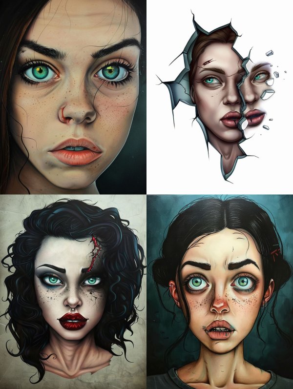 Haunting Ethereal Portraiture Study
