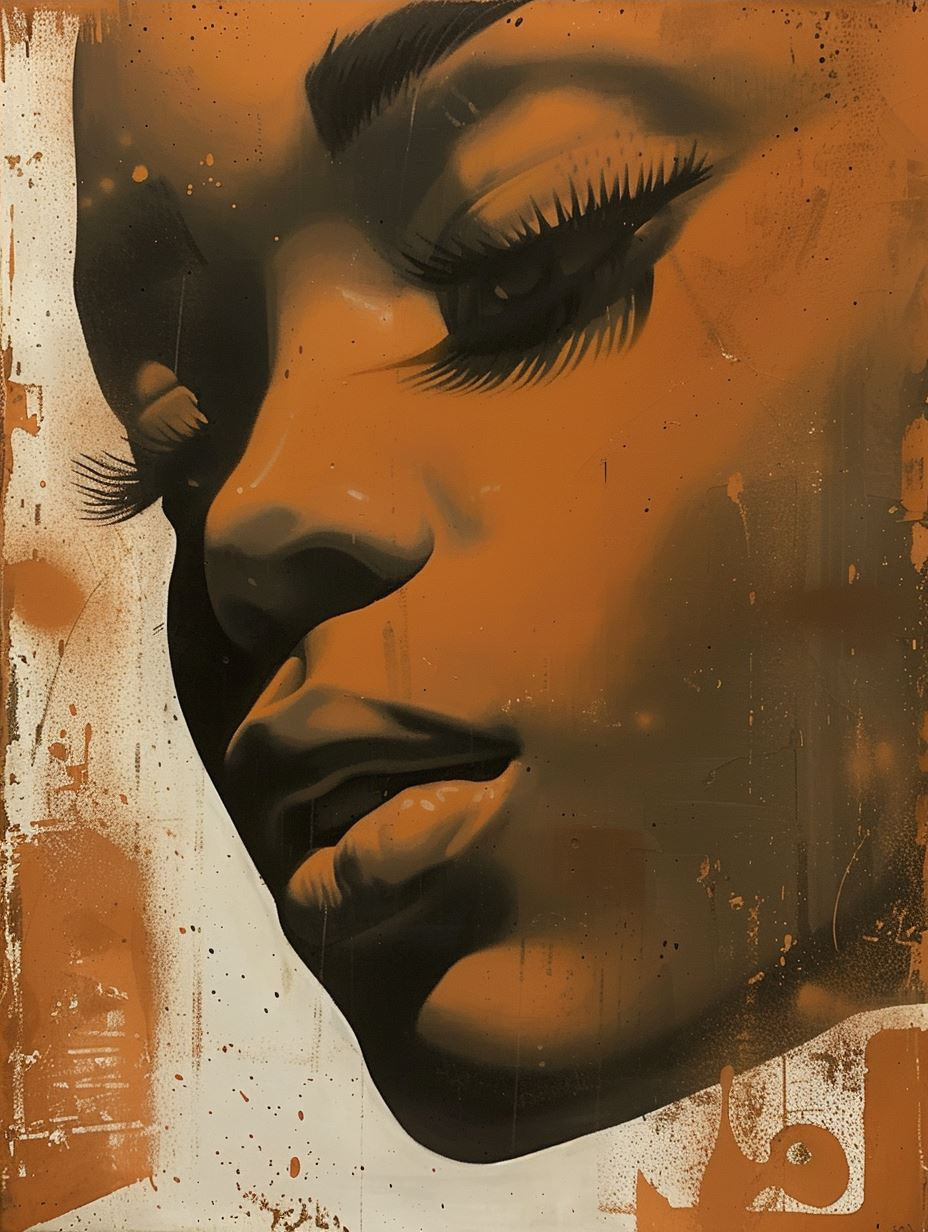 Ethereal Portraits in Amber Tones - Image 4