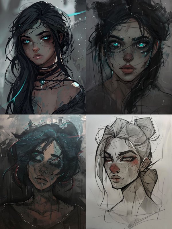 Ethereal Dark Fantasy Portraits