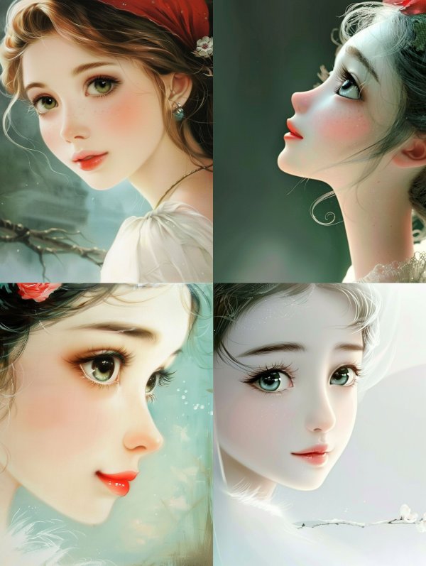 Ethereal Visions of Digital Beauty
