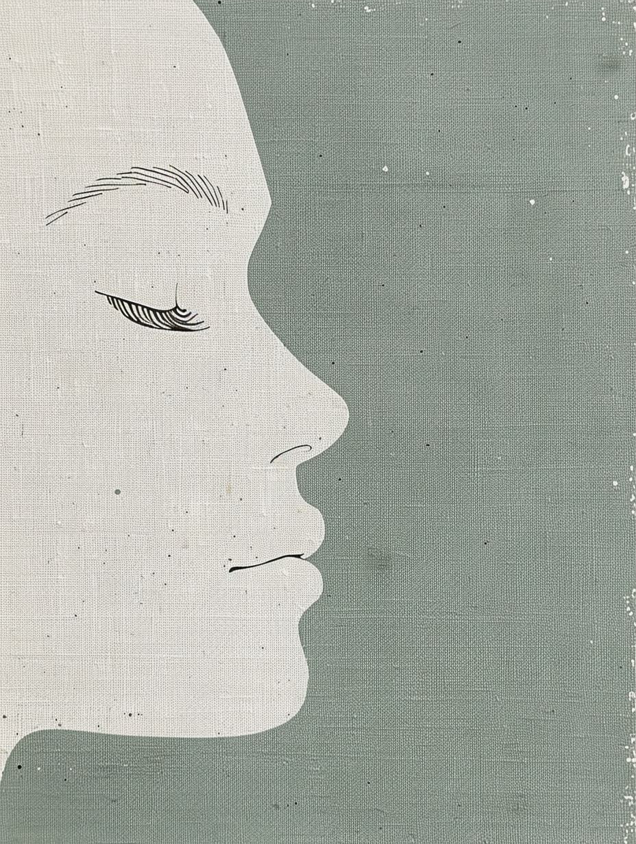 Minimalist Charcoal Portrait Studies - Image 3