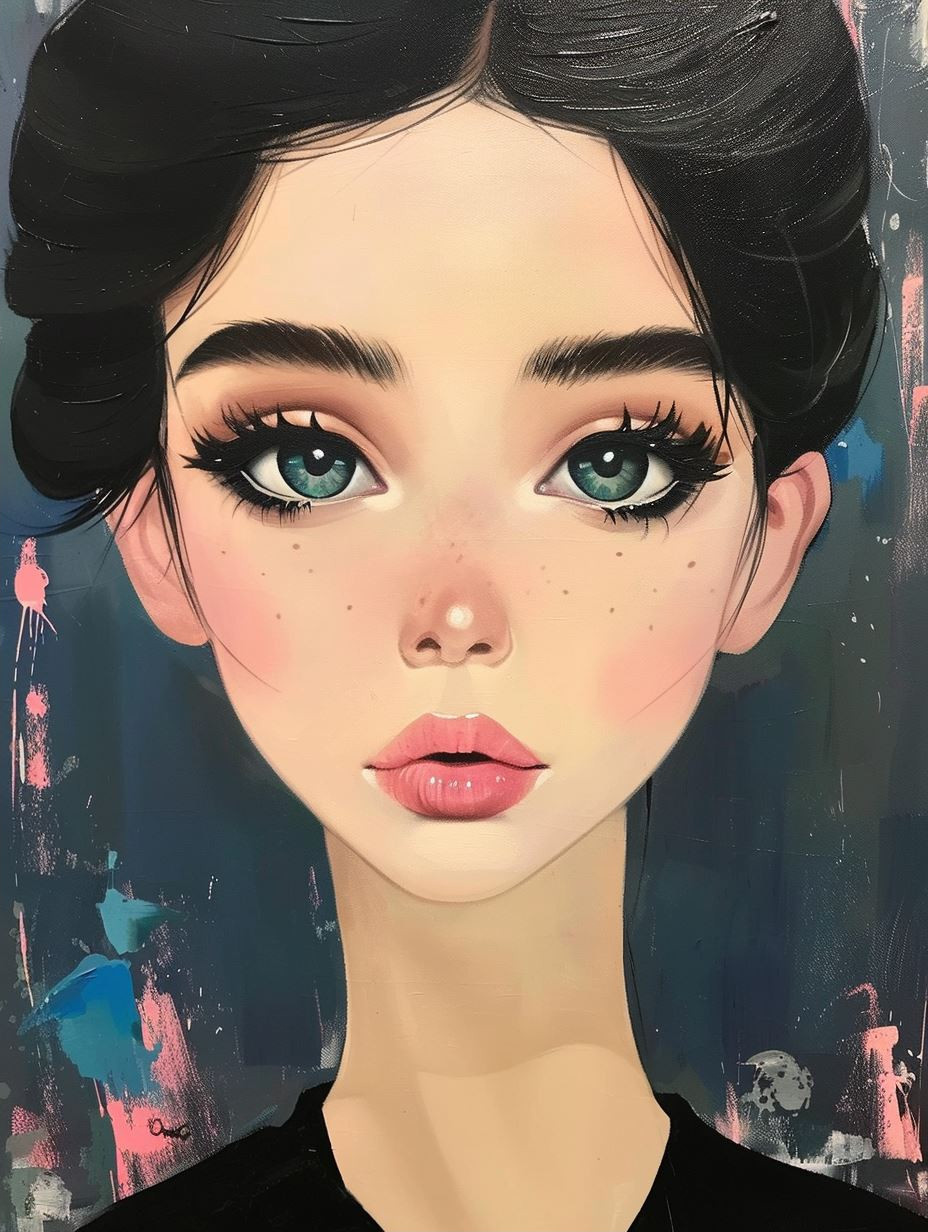 Ethereal Velvet Gaze - Image 2