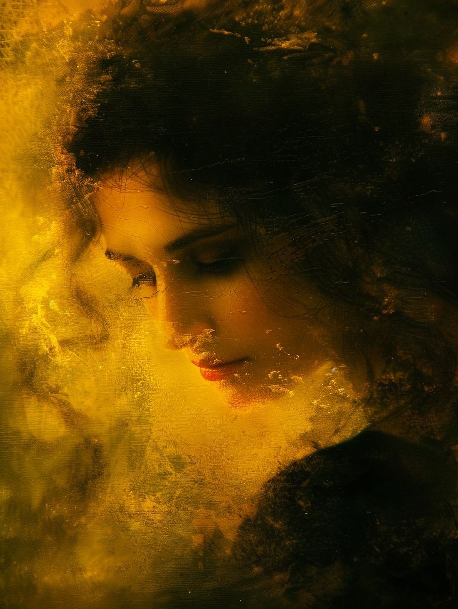 Golden Hour Shadow Portrait - Image 3