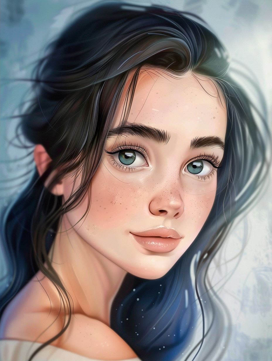 Ethereal Digital Portraits of Beautiful Women - Image 2