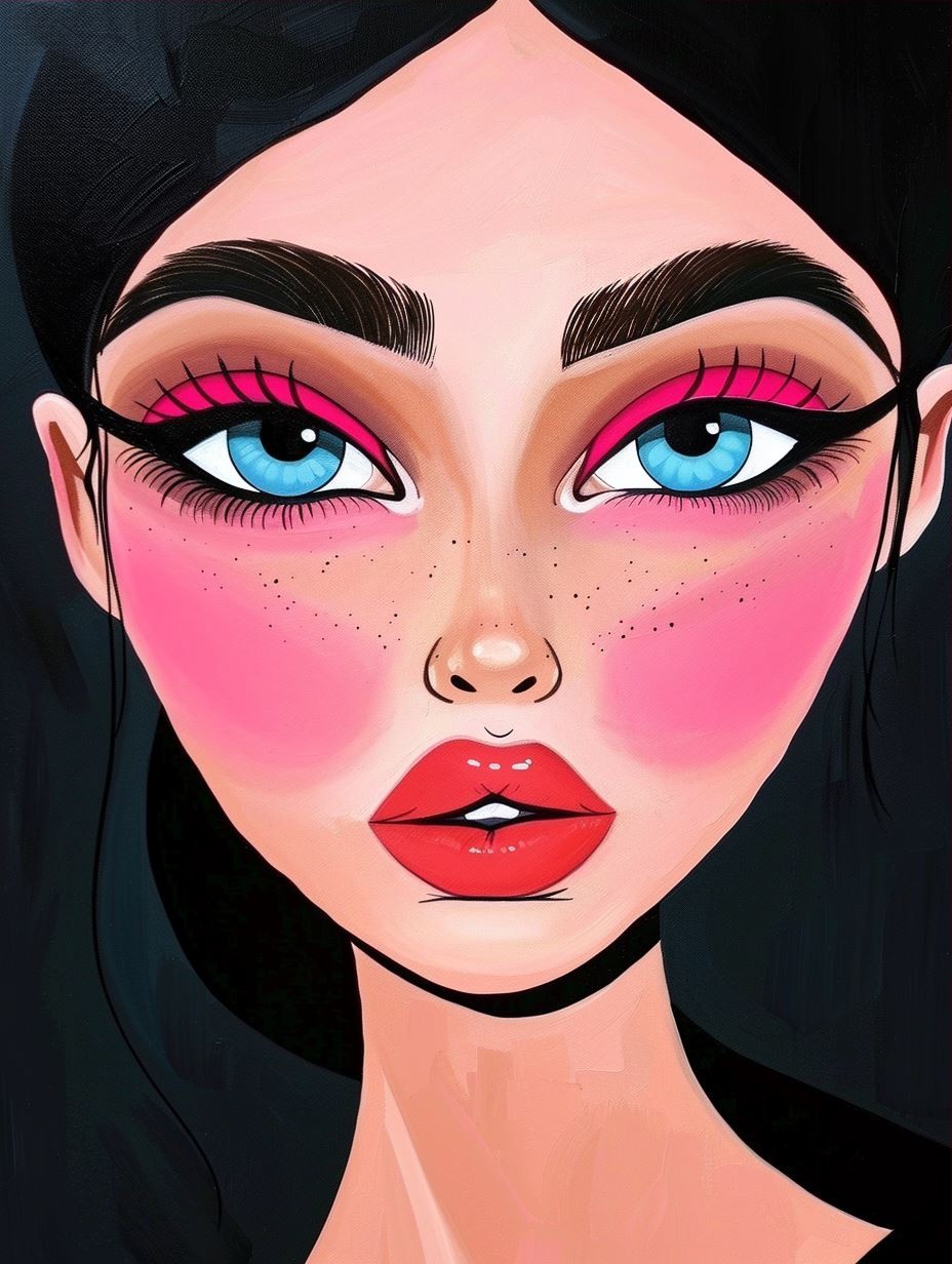 Vibrant Pop Art Portraiture - Image 3