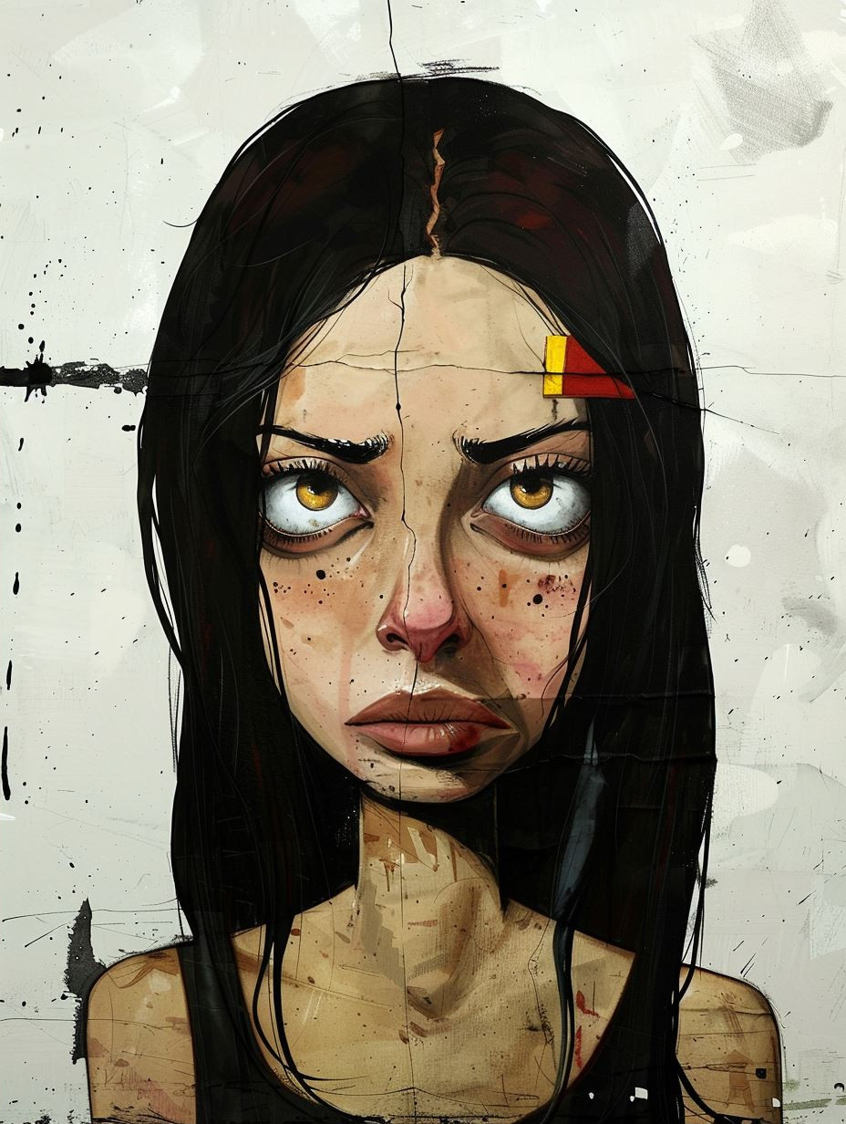 Haunting Gaze: Four Surreal Portraits - Image 2