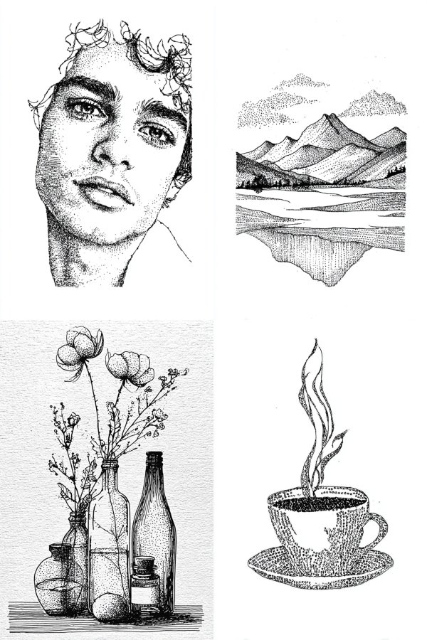 Stippled Soul Portrait